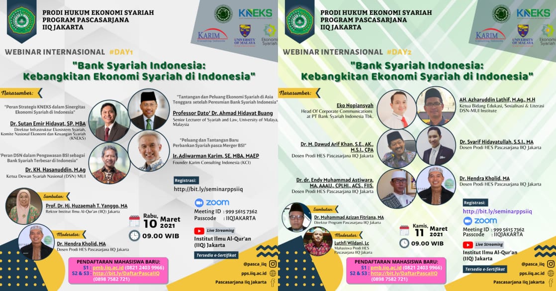 Webinar Internasional HES Pascasarjana IIQ Jakarta ditonton 1000 Viewers secara Live