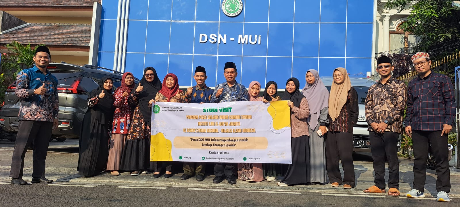 Studi Visit Mahasiswa PPs IIQ Jakarta Prodi Magister Hukum Ekonomi Syariah ke Kantor DSN-MUI