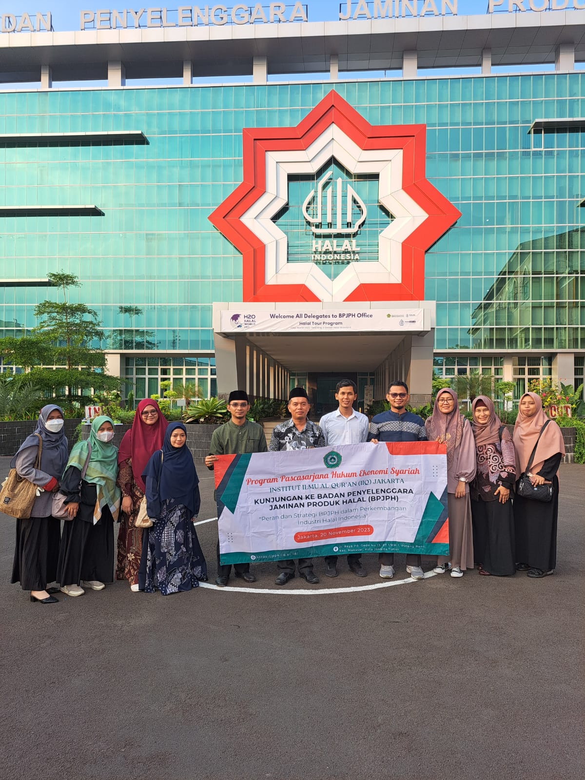 Kunjungan Mahasiswa dan Dosen PPs IIQ Jakarta Prodi Magister Hukum Ekonomi Syariah ke Kantor BPJPH Kemenag RI