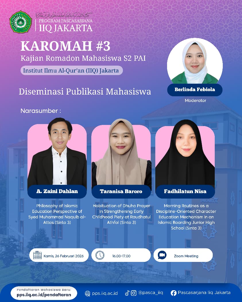 KAROMAH (Kajian Romadhon Mahasiswa) S2 PAI #3