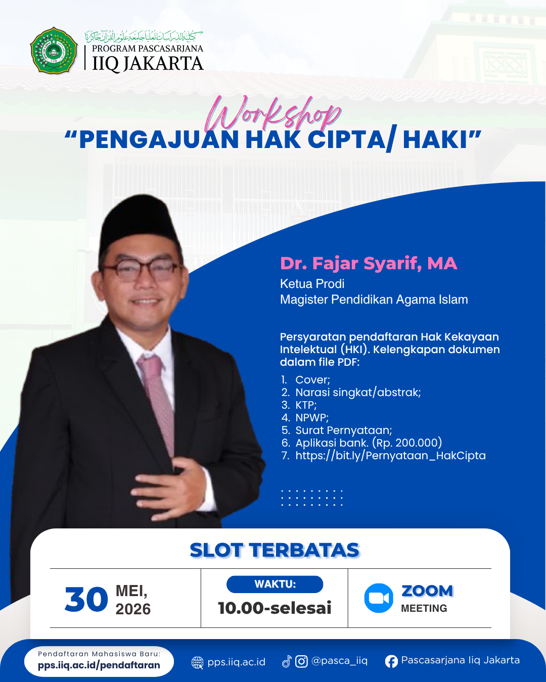 Worshop Pengajuan Hak Kekayaan Intelektual (HKI)